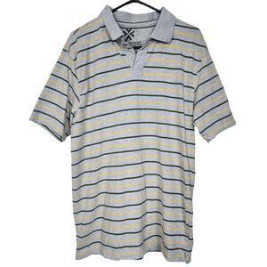 Modern Culture XXL Striped Collared Polo Shirt